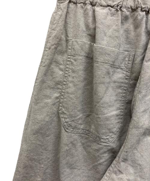 nest Robe（ネストローブ）nest Robe (ネストローブ) BASIC デニム混キャンバス超撥水ワイドパンツ グレー サイズ:2の古着・服飾アイテム