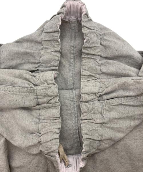 nest Robe（ネストローブ）nest Robe (ネストローブ) BASIC デニム混キャンバス超撥水ワイドパンツ グレー サイズ:2の古着・服飾アイテム