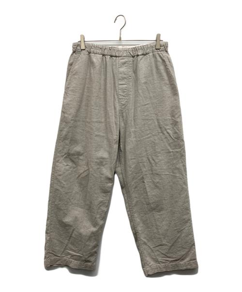 nest Robe（ネストローブ）nest Robe (ネストローブ) BASIC デニム混キャンバス超撥水ワイドパンツ グレー サイズ:2の古着・服飾アイテム