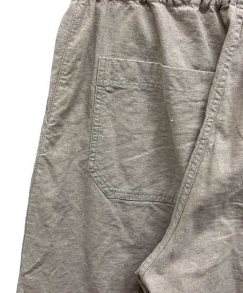 nest Robe（ネストローブ）nest Robe (ネストローブ) BASIC デニム混キャンバス超撥水ワイドパンツ グレー サイズ:2の古着・服飾アイテム