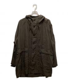 nestrobe confect（ネストローブ コンフェクト）の古着「ハイカウントリネン 超撥水パーカー」｜オリーブ
