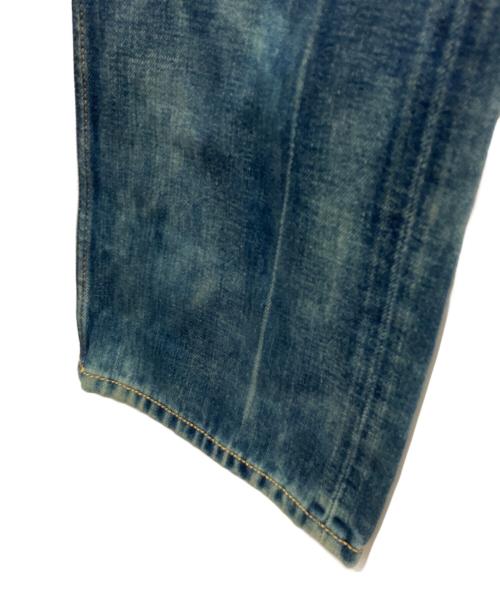 DIESEL（ディーゼル）DIESEL (ディーゼル) LARKEE ユーズド加工デニムパンツ インディゴ サイズ:78.5cm(W31)の古着・服飾アイテム