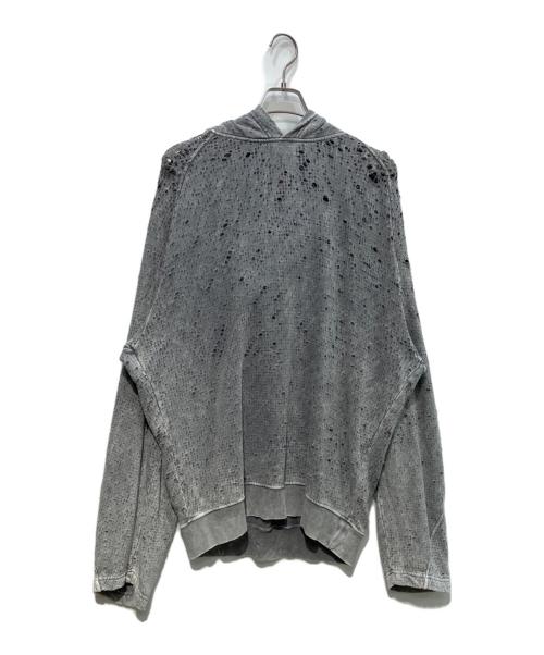 DIESEL（ディーゼル）DIESEL (ディーゼル) プルオーバーパーカー グレー サイズ:Sの古着・服飾アイテム