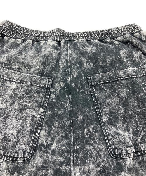 DIESEL（ディーゼル）DIESEL (ディーゼル) P-ECKYO-PEELOVAL ダメージ加工スウェットパンツ ブラック サイズ:Mの古着・服飾アイテム