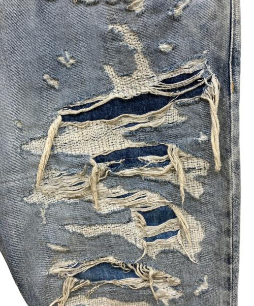 DIESEL（ディーゼル）DIESEL (ディーゼル) D-FINING リペアデニムパンツ インディゴ サイズ:76cm（W30）の古着・服飾アイテム