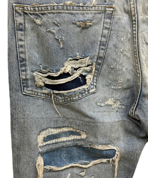 DIESEL（ディーゼル）DIESEL (ディーゼル) D-FINING リペアデニムパンツ インディゴ サイズ:76cm（W30）の古着・服飾アイテム
