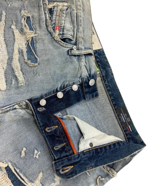 DIESEL（ディーゼル）DIESEL (ディーゼル) D-FINING リペアデニムパンツ インディゴ サイズ:76cm（W30）の古着・服飾アイテム