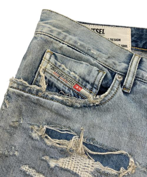 DIESEL（ディーゼル）DIESEL (ディーゼル) D-FINING リペアデニムパンツ インディゴ サイズ:76cm（W30）の古着・服飾アイテム