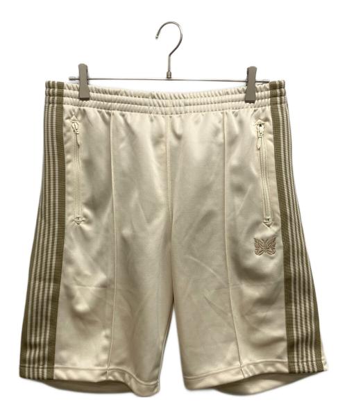 Needles（ニードルズ）Needles (ニードルズ) B'2nd (ビーセカンド) 別注 トラックショートパンツ アイボリー サイズ:Lの古着・服飾アイテム