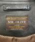 中古・古着 MR.OLIVE (ミスターオリーブ) HAIR SHEEP SOFT VEGE LEATHER MA-1 JACKET ブラック サイズ:L：18000円