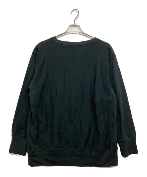 Champion（チャンピオン）Champion (チャンピオン) UNDERCOVER (アンダーカバー) リバースウィーブ(R) クルーネックスウェットシャツ ブラック サイズ:Lの古着・服飾アイテム