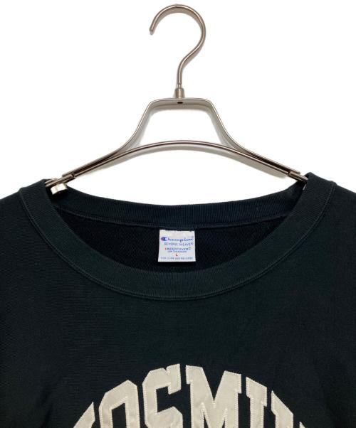 Champion（チャンピオン）Champion (チャンピオン) UNDERCOVER (アンダーカバー) リバースウィーブ(R) クルーネックスウェットシャツ ブラック サイズ:Lの古着・服飾アイテム