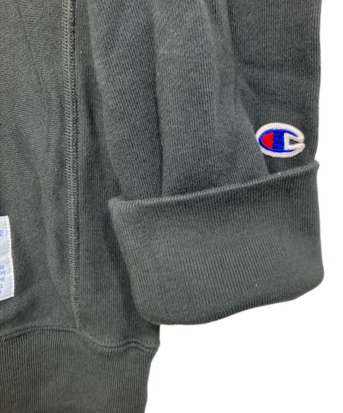 Champion（チャンピオン）Champion (チャンピオン) UNDERCOVER (アンダーカバー) リバースウィーブ(R) クルーネックスウェットシャツ ブラック サイズ:Lの古着・服飾アイテム