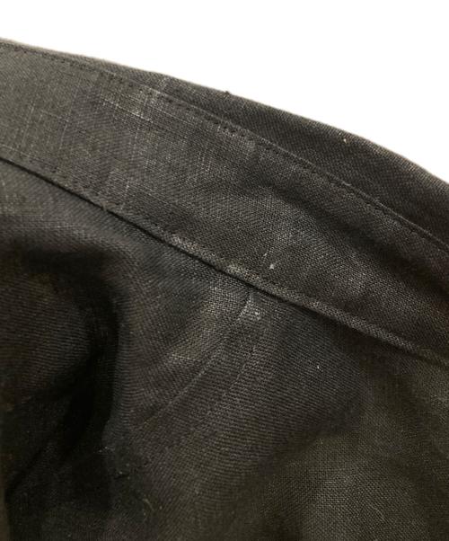 GALLARDA GALANTE（ガリャルダガランテ）GALLARDA GALANTE (ガリャルダガランテ) リネンシャツワンピース ブラック サイズ:SIZE 1の古着・服飾アイテム