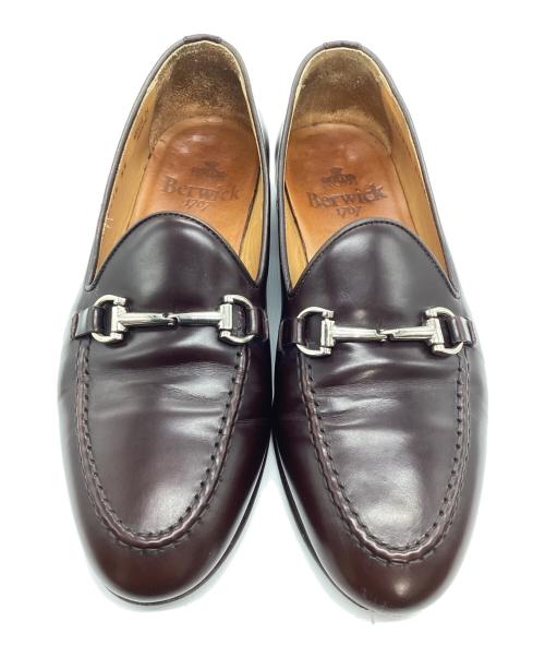 berwick（バーウィック）berwick (バーウィック) ビットローファー ブラウン サイズ:39の古着・服飾アイテム