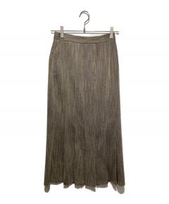 中古・古着通販】Ameri (アメリ) LAYERED LACE PLEATS SKIRT レッド