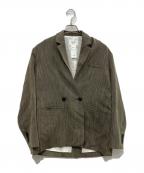 Ameriアメリ）の古着「CONVERTIBLE HERRINGBONE JACKET」｜ベージュ