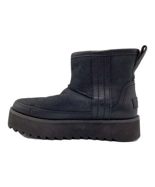 UGG（アグ）UGG (アグ) Classic Rebel Biker Mini ブラック サイズ:SIZE 23cmの古着・服飾アイテム