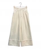 LANVIN en Bleuランバンオンブルー）の古着「ダンボールニットパンツ」｜ホワイト