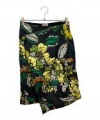 DRIES VAN NOTENドリスヴァンノッテン）の古着「ジャガードスカート」｜ブラック