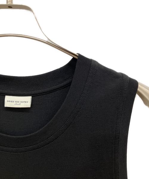 DRIES VAN NOTEN（ドリスヴァンノッテン）DRIES VAN NOTEN (ドリスヴァンノッテン) ロングタンクトップ ブラック サイズ:Sの古着・服飾アイテム