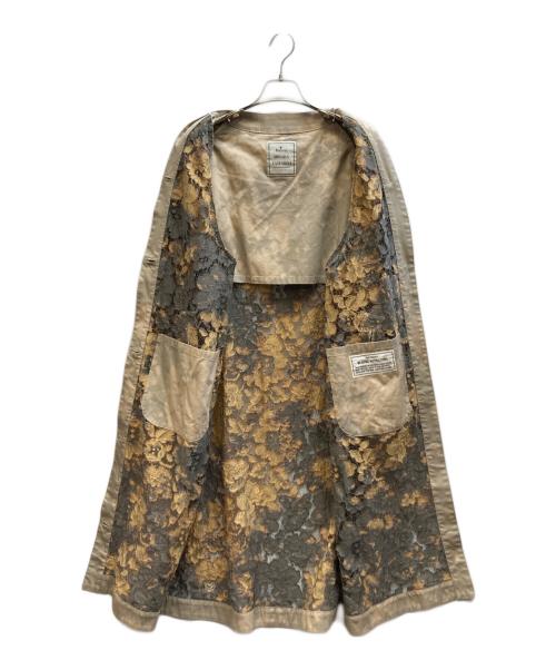 Maison MIHARA YASUHIRO（メゾン ミハラ ヤスヒロ）Maison MIHARA YASUHIRO (メゾン ミハラ ヤスヒロ) フラワーレースロングコート / B04CT321 ベージュ サイズ:FREEの古着・服飾アイテム