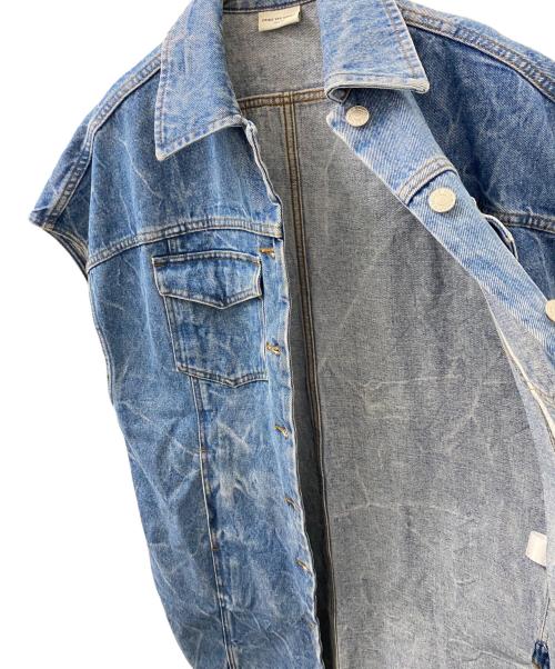 DRIES VAN NOTEN（ドリスヴァンノッテン）DRIES VAN NOTEN (ドリスヴァンノッテン) デニムベスト ブルー サイズ:36の古着・服飾アイテム