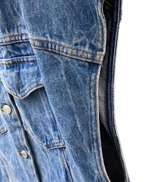 DRIES VAN NOTEN（ドリスヴァンノッテン）DRIES VAN NOTEN (ドリスヴァンノッテン) デニムベスト ブルー サイズ:36の古着・服飾アイテム
