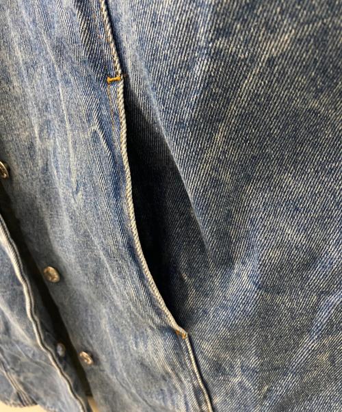 DRIES VAN NOTEN（ドリスヴァンノッテン）DRIES VAN NOTEN (ドリスヴァンノッテン) デニムベスト ブルー サイズ:36の古着・服飾アイテム