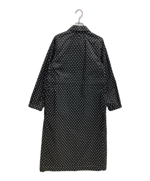 DRIES VAN NOTEN（ドリスヴァンノッテン）DRIES VAN NOTEN (ドリスヴァンノッテン) ドットステンカラーコート ブラック サイズ:36の古着・服飾アイテム