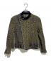 sacai（サカイ）の古着「レースダブルライダースジャケット」｜オリーブ