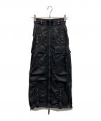 DIESELディーゼル）の古着「O-CREP skirt」｜ブラック