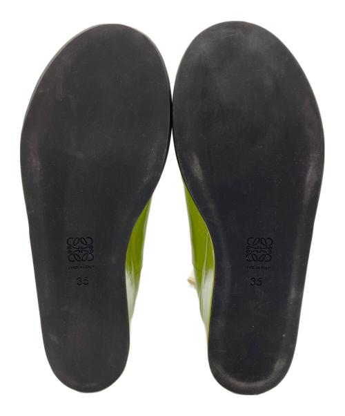 LOEWE（ロエベ）LOEWE (ロエベ) ブーツ グリーン サイズ:SIZE 35の古着・服飾アイテム