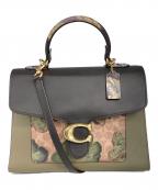 COACH×KAFFE FASSETTコーチ×カフェ・ファセット）の古着「Tabby Top Handle In Signature Canvas With Kaffe Fassett Print」