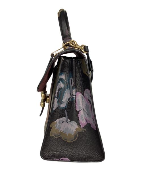 COACH（コーチ）COACH (コーチ) KAFFE FASSETT (カフェ・ファセット) Tabby Top Handle In Signature Canvas With Kaffe Fassett Printの古着・服飾アイテム