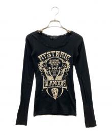 Hysteric Glamour（ヒステリックグラマー）の古着「ロングスリーブカットソー」｜ブラック