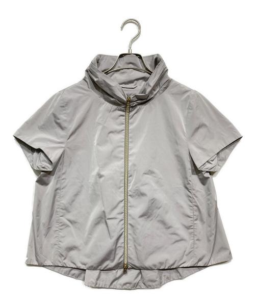 HERNO（ヘルノ）HERNO (ヘルノ) Short sleeve grey nylon jacket ライトグレー サイズ:42の古着・服飾アイテム