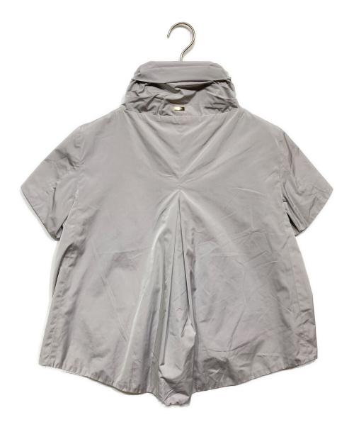 HERNO（ヘルノ）HERNO (ヘルノ) Short sleeve grey nylon jacket ライトグレー サイズ:42の古着・服飾アイテム