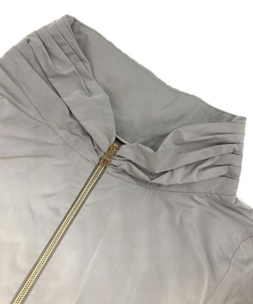 HERNO（ヘルノ）HERNO (ヘルノ) Short sleeve grey nylon jacket ライトグレー サイズ:42の古着・服飾アイテム