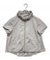 HERNO（ヘルノ）の古着「Short sleeve grey nylon jacket」｜ライトグレー
