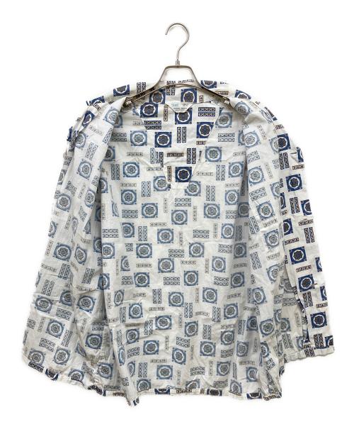 Sears（シアーズ）Sears (シアーズ) 総柄パジャマシャツ ホワイト サイズ:42の古着・服飾アイテム