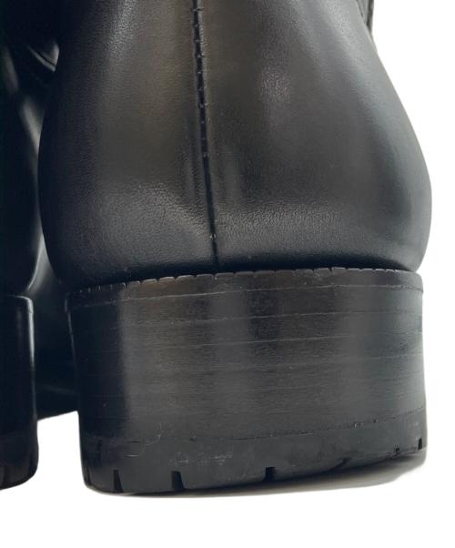 LOUIS VUITTON（ルイ ヴィトン）LOUIS VUITTON (ルイ ヴィトン) サイドベルトブーツ ブラック サイズ:37 1/2の古着・服飾アイテム