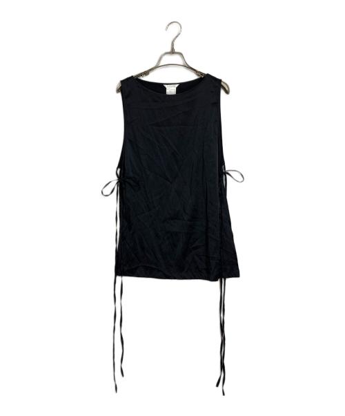Whim Gazette（ウィムガゼット）Whim Gazette (ウィムガゼット) シルクリボンブラウス ブラック サイズ:FREEの古着・服飾アイテム