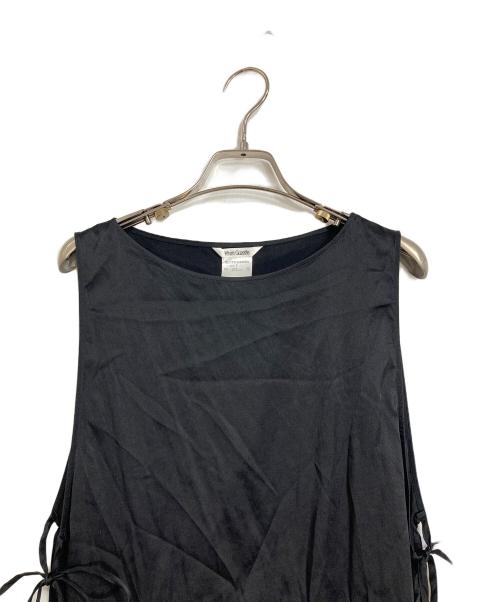 Whim Gazette（ウィムガゼット）Whim Gazette (ウィムガゼット) シルクリボンブラウス ブラック サイズ:FREEの古着・服飾アイテム