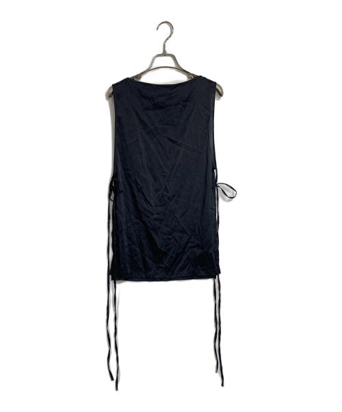 Whim Gazette（ウィムガゼット）Whim Gazette (ウィムガゼット) シルクリボンブラウス ブラック サイズ:FREEの古着・服飾アイテム