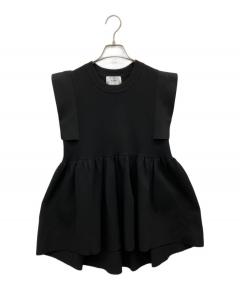 中古・古着通販】ENFOLD (エンフォルド) MICRO-MINI CARDIGAN ブラック