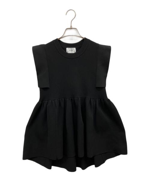 CLANE（クラネ）CLANE (クラネ) SQUARE SELEEVE TOPS ブラック サイズ:1の古着・服飾アイテム