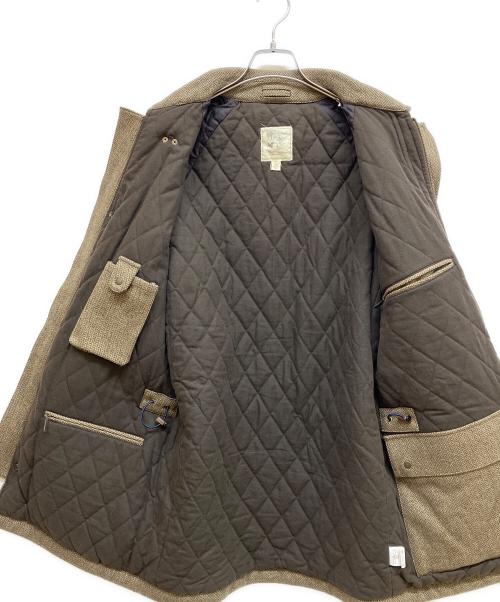 BROOKS BROTHERS（ブルックスブラザーズ）BROOKS BROTHERS (ブルックスブラザーズ) ヘリンボーンフックコート ブラウン サイズ:SIZE Sの古着・服飾アイテム