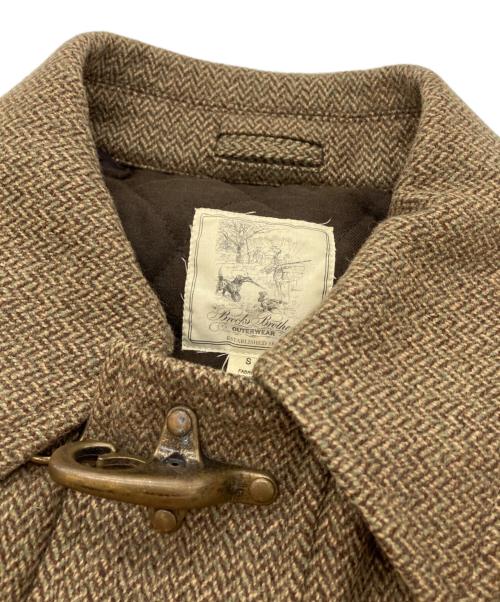BROOKS BROTHERS（ブルックスブラザーズ）BROOKS BROTHERS (ブルックスブラザーズ) ヘリンボーンフックコート ブラウン サイズ:SIZE Sの古着・服飾アイテム