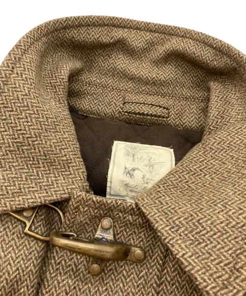BROOKS BROTHERS（ブルックスブラザーズ）BROOKS BROTHERS (ブルックスブラザーズ) ヘリンボーンフックコート ブラウン サイズ:SIZE Sの古着・服飾アイテム
